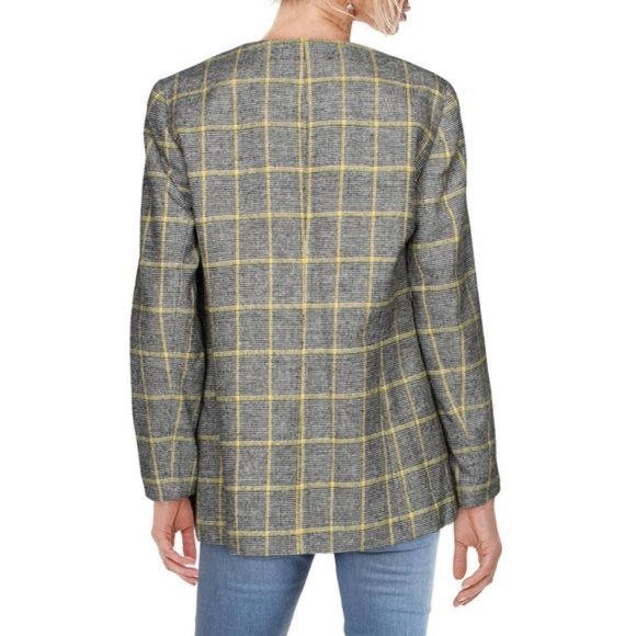 NWT KASPER Petites Window Pane Plaid Jacket - 14P - Picture 3 of 3